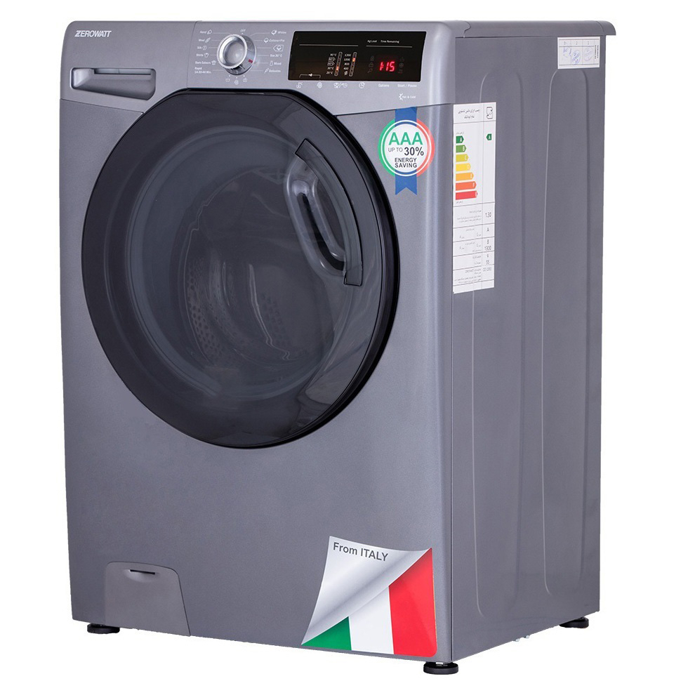 ماشین لباسشویی زیرووات مدل OZ-1384 ظرفیت 8 کیلوگرم