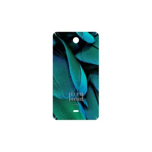 MAHOOT Green Feather Cover Sticker for Microsoft Lumia 430