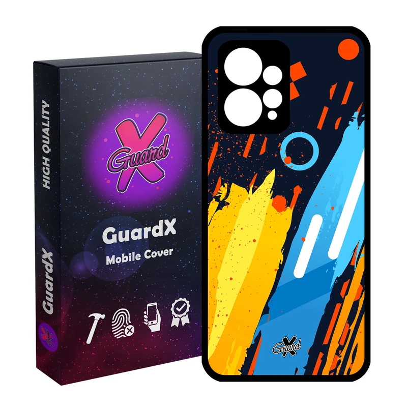 کاور گارد ایکس طرح Colors مدل Glass10171 مناسب برای گوشی موبایل شیائومی Redmi Note 12 4G