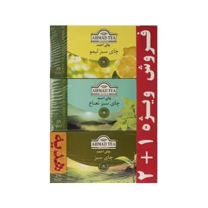 چای طعم دار کیسه ای احمد - سه بسته 20 عددی