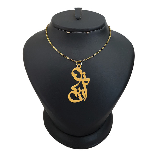 گردنبند نقره زنانه ترمه ۱ مدل آذیتا کد ma 282 