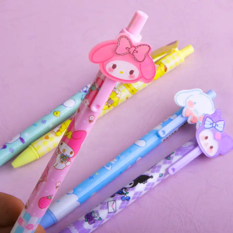 خودکار مدل کلیکی طرح کرومی و ملودی و دوستان بسته 6 عددی