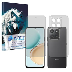 Wolf Tough model Matte screen protector suitable for Honor 400 Smart mobile phone along with the back protector