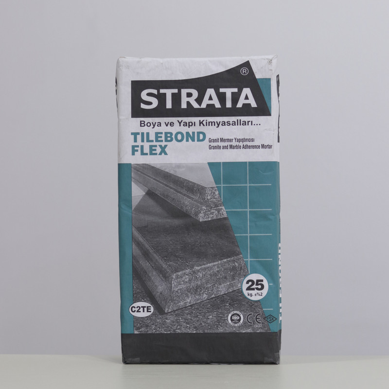چسب کاشی و سرامیک پرسلان استراتا مدل TILEBONDFLEX وزن 25 کیلوگرم