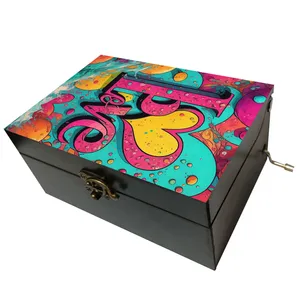 جعبه موزیکال مدل هندلی طرح عشق love قلب کد 2009