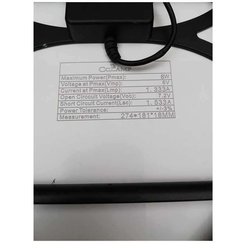 پنل خورشیدی سی سی لمپ مدل CL-680 ظرفیت 8 وات