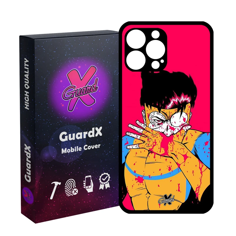 کاور گارد ایکس طرح Invincible مدل Glass10422 مناسب برای گوشی موبایل اپل iPhone 13 Pro Max