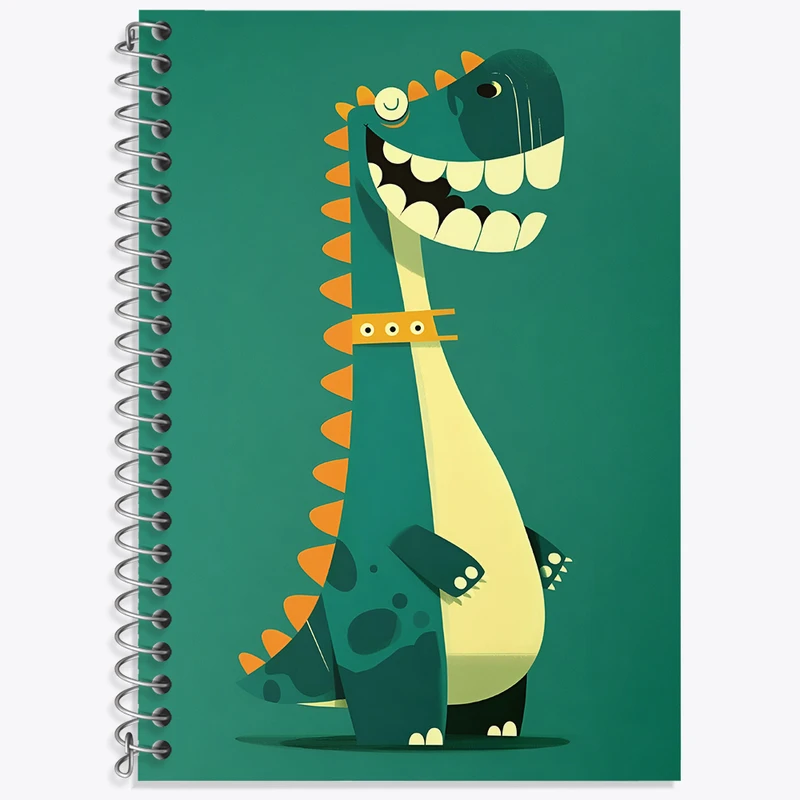 دفتر لغت 50 برگ خندالو طرح دایناسور بامزه کد N5374