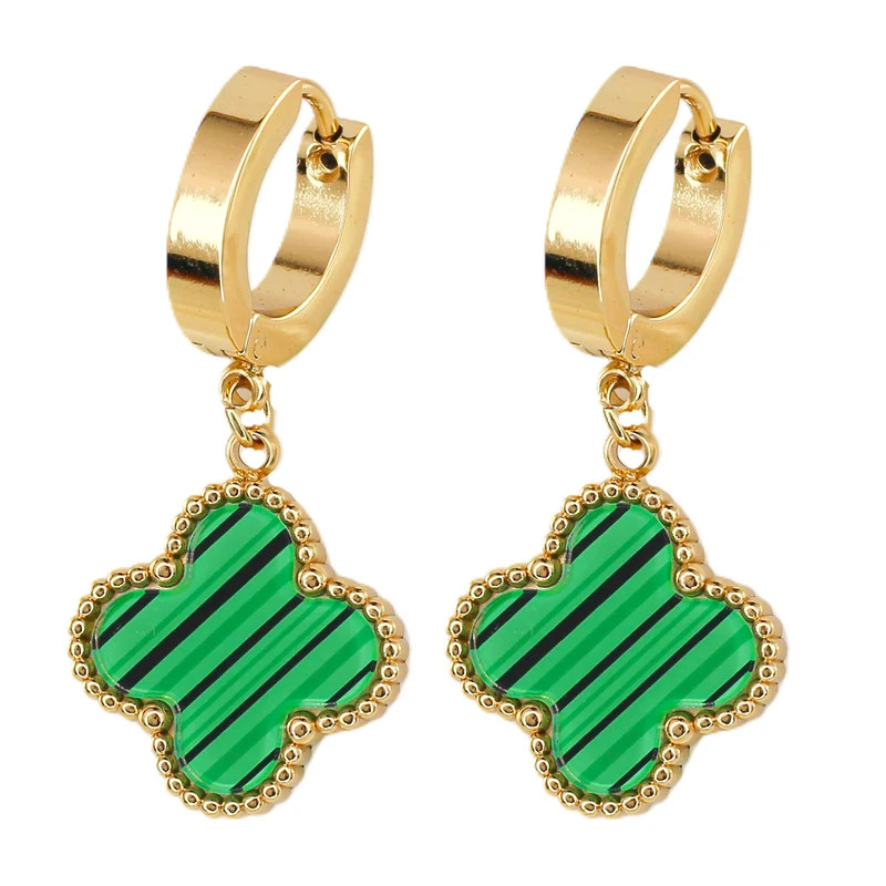 گوشواره آویز زنانه زودیکا مدل گل کد AAC1481