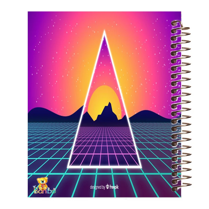 دفتر برنامه ریزی 60 برگ سیمی بانیبو مدل مثلث کد 3386