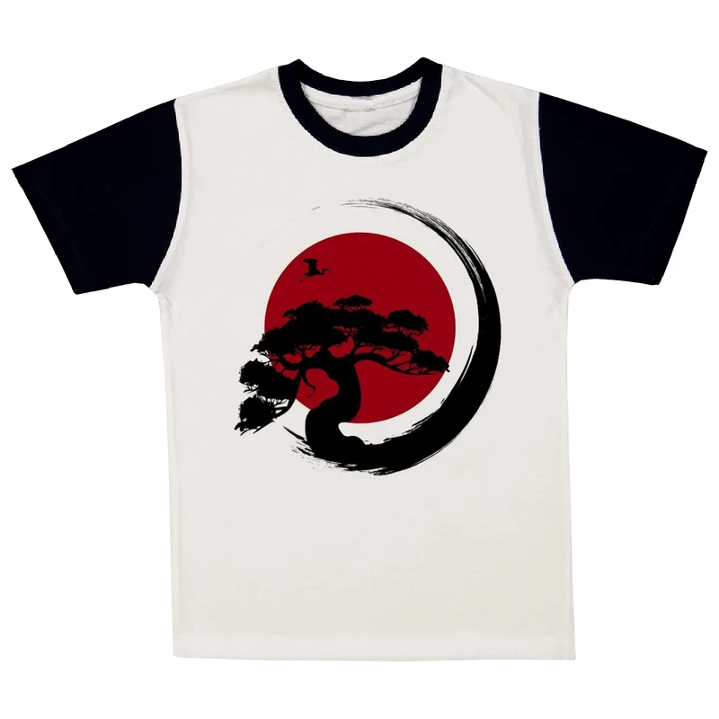 تی شرت آستین کوتاه پسرانه مدل درخت A132