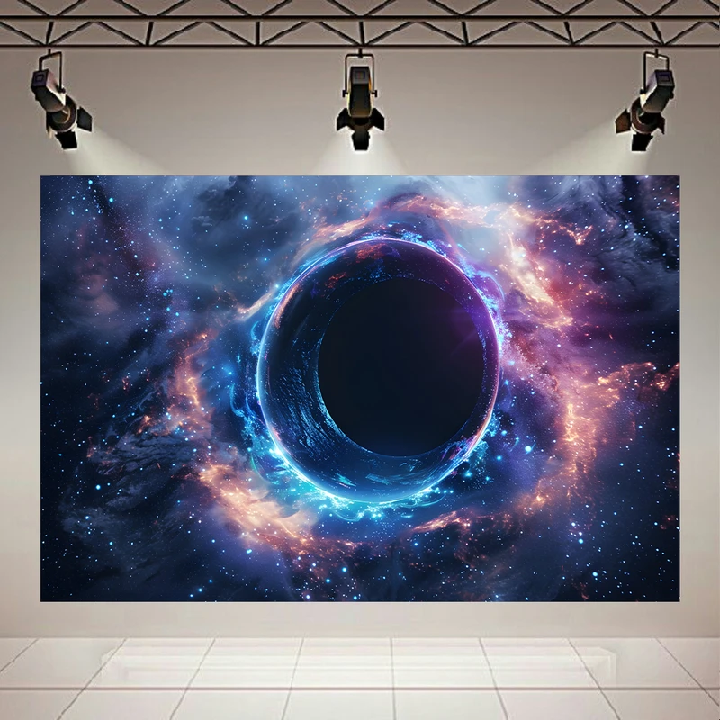  پوستر طرح مخمل سیاهچاله مدل کهکشانی کد AR302658