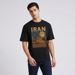 تیشرت آستین کوتاه مردانه مدل ایران زیبا کد c11