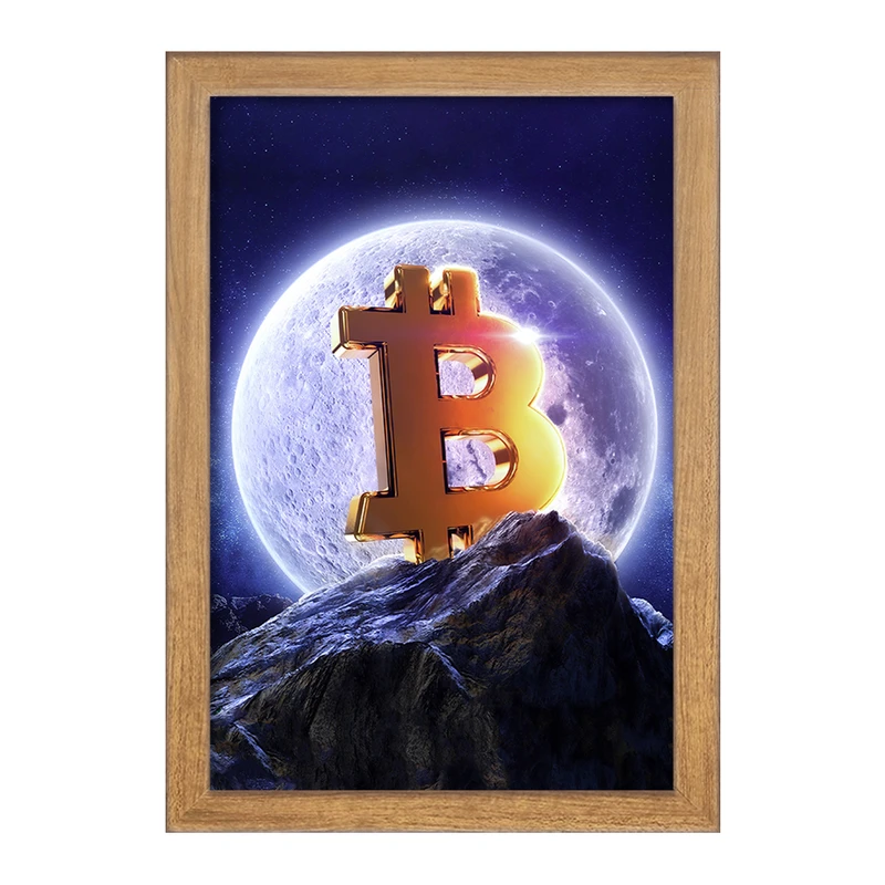 تابلو خندالو مدل ارز دیجیتال بیت کوین  کد 10900