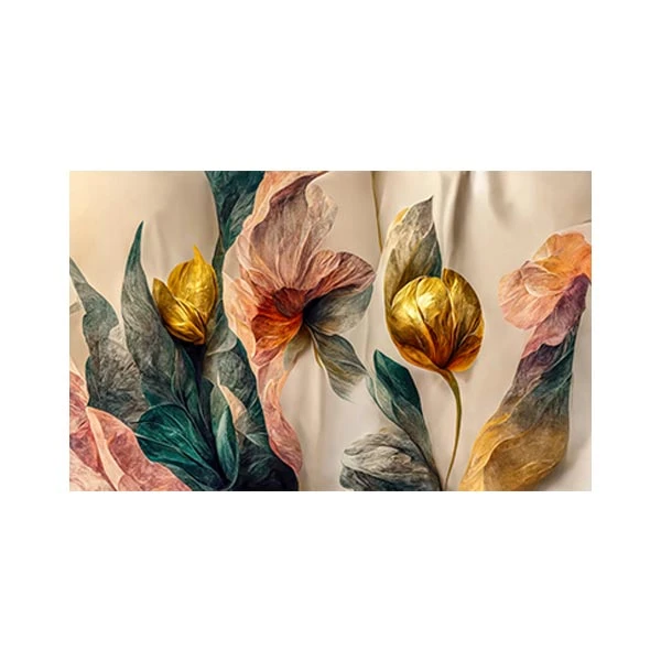 پادری مدل گل و طبیعت کد M35M001-MF0127 سایز 76x46 سانتی متر
