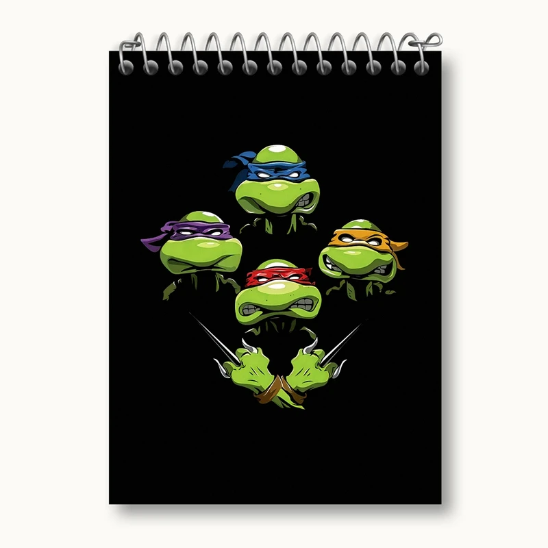 دفتر یادداشت 50 برگ خندالو مدل لاکپشت های نینجا کد 13200