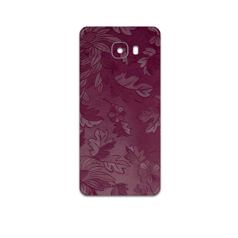 برچسب پوششی ماهوت مدل Red-Wildflower مناسب برای گوشی موبایل سامسونگ Galaxy C7