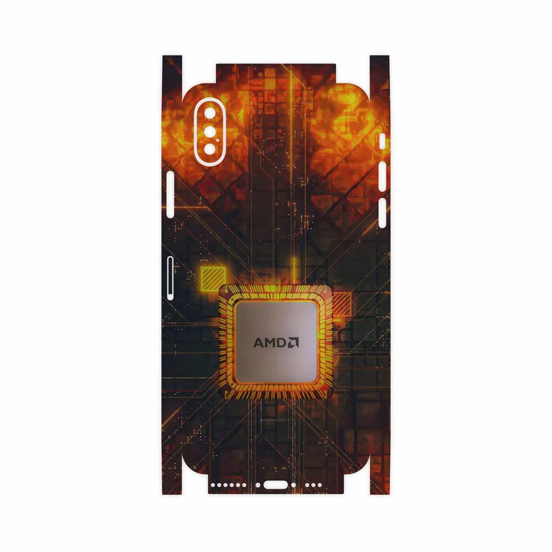 برچسب پوششی ماهوت مدل AMD Brand-FullSkin مناسب برای گوشی موبایل اپل iPhone XS