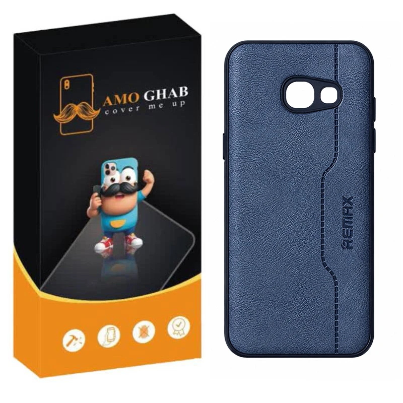 کاور عمو قاب مدل چرم RMX مناسب برای گوشی موبایل سامسونگ Galaxy A5 2017 / A520
