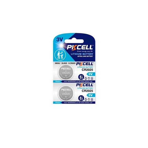 باتری سکه ای پیکی سل مدل CR2025 3V Lithium Manganese بسته 2 عددی
