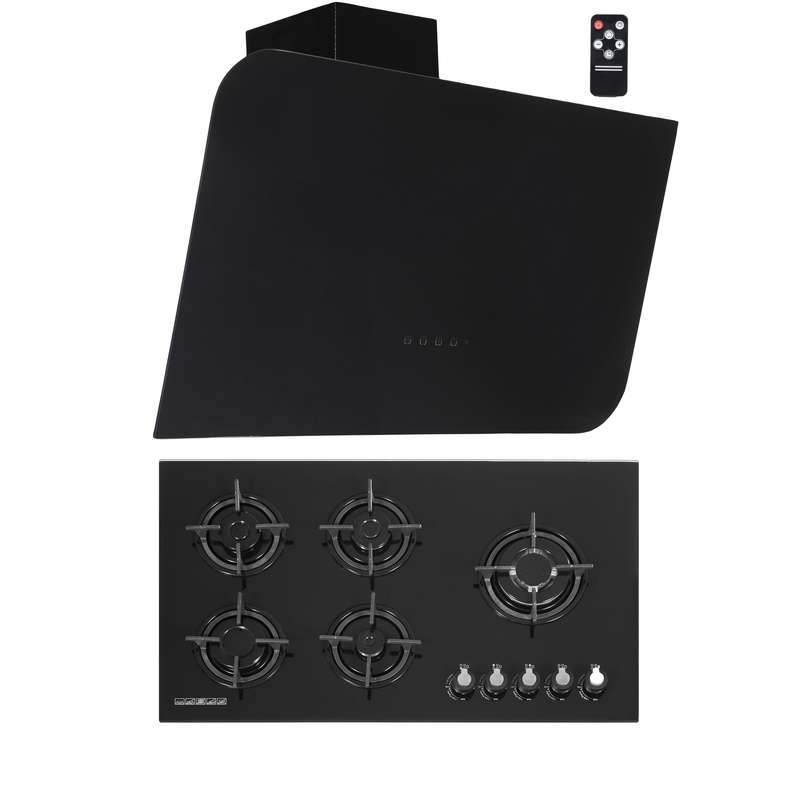 ست هود و اجاق گاز صفحه ای مدل SET 9062