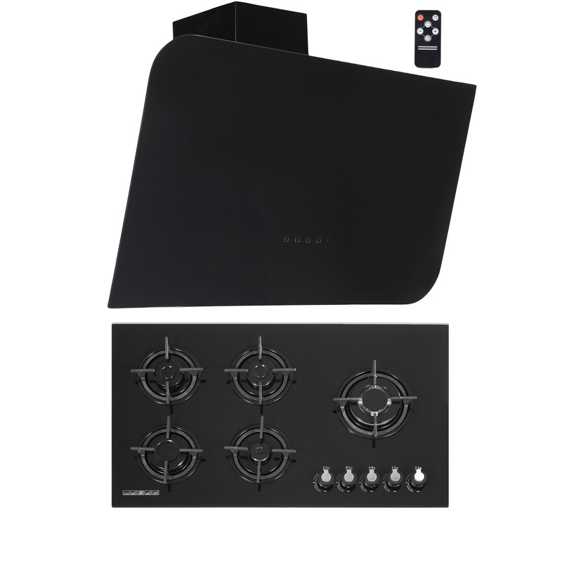 ست هود و اجاق گاز صفحه ای مدل SET 9062