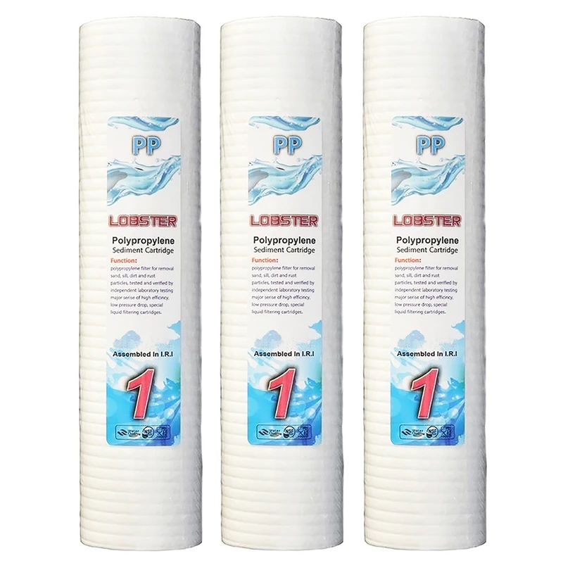 فیلتر دستگاه تصفیه کننده آب لابستر مدل PP-3 مجموعه 3 عددی