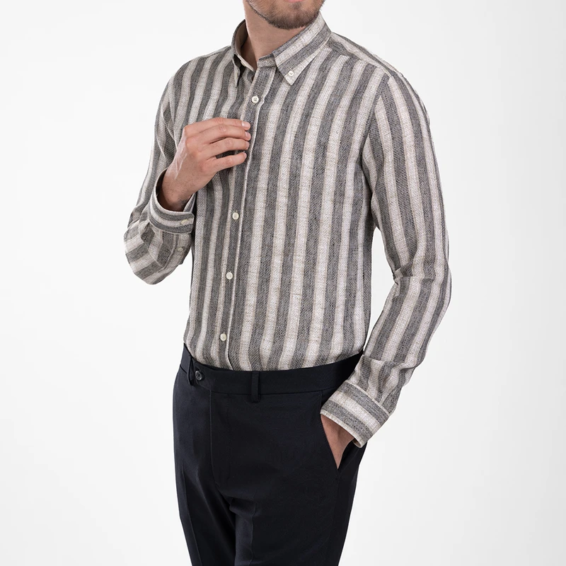 پیراهن آستین بلند مردانه ام کی مدل 1901