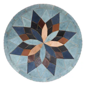  کلاژ فرش چرم و پوست کد 116