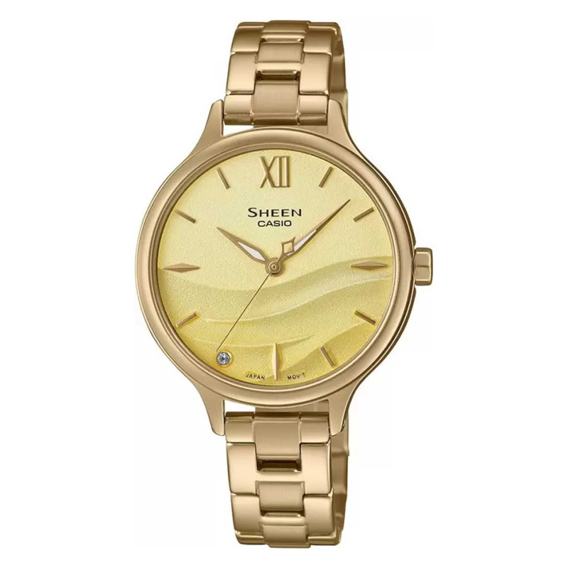 ساعت مچی عقربه ای زنانه کاسیو مدل SHE-4550G-9AUDF