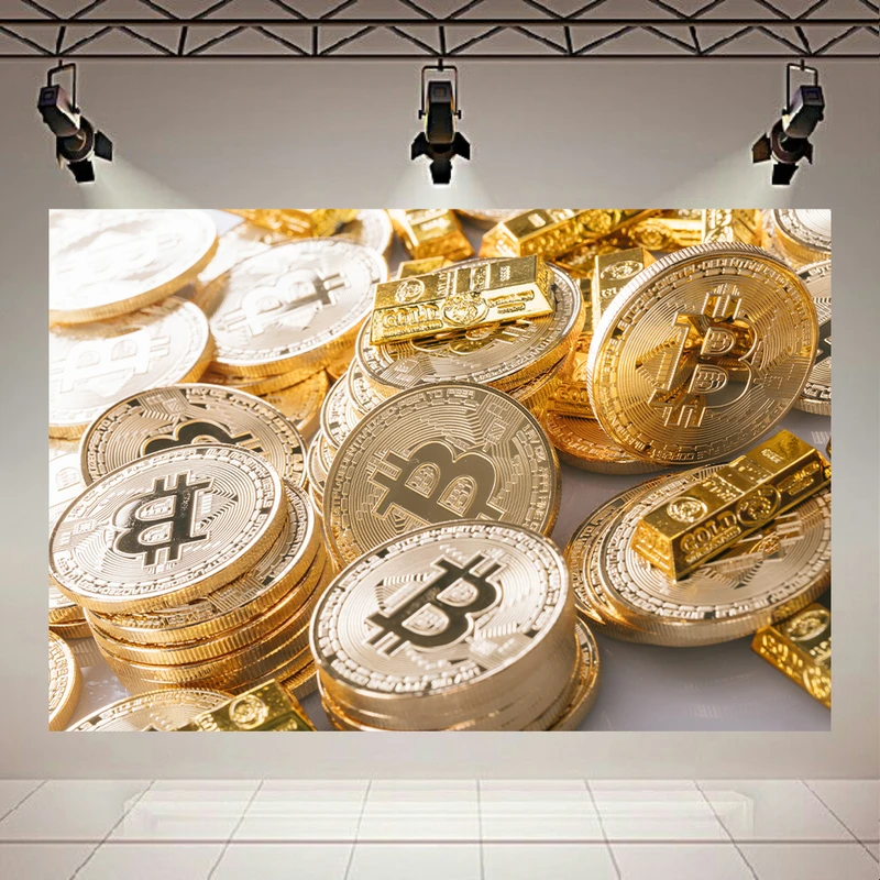 تابلو بوم طرح ثروت دیجیتال مدل بیت کوین کد PD130201