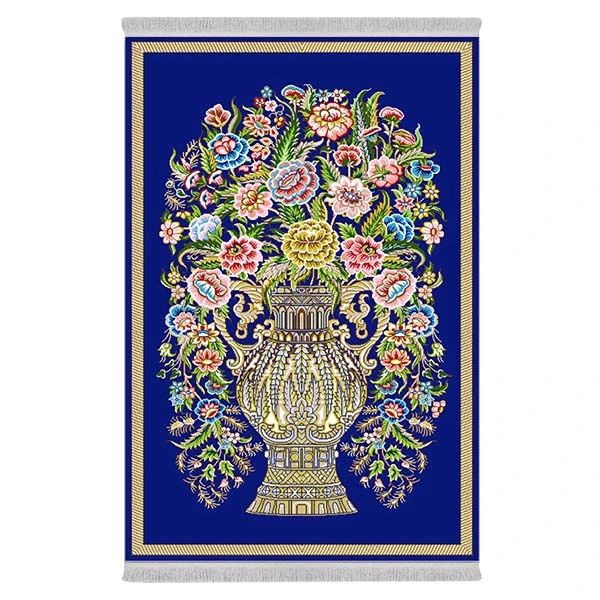 فرش پارچه‌ای دفه مدل فرشینه طرح مدرن کد 8076