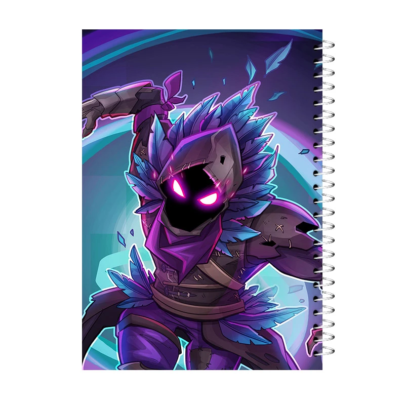 دفتر یادداشت 80 برگ آی چاپ مدل گیم طرح فورتنایت کد 617