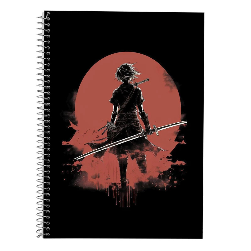 دفتر زبان 50 برگ مدوپد مدل سه خط طرح Attack on Titan کد DF10427