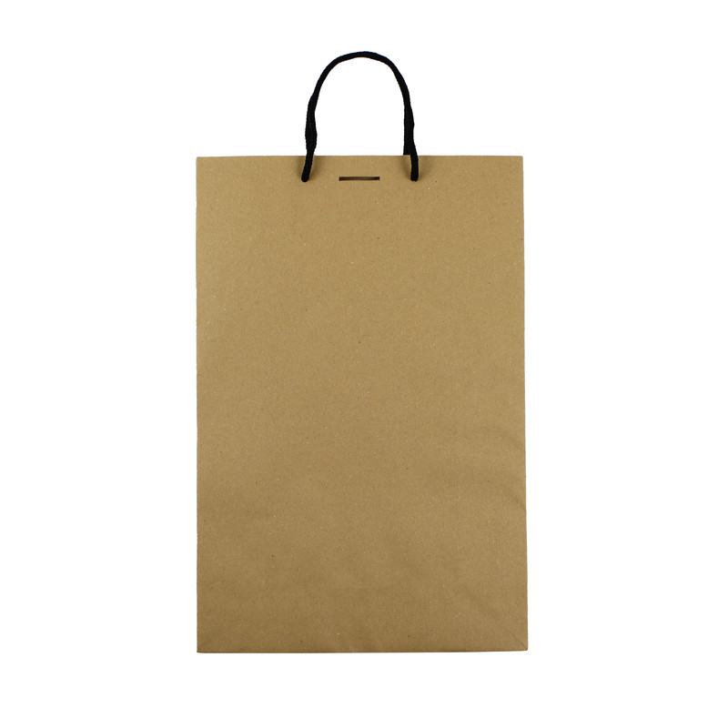 ساک هدیه مدل کرافت طرح ساده کد K3036 بسته 12 عددی