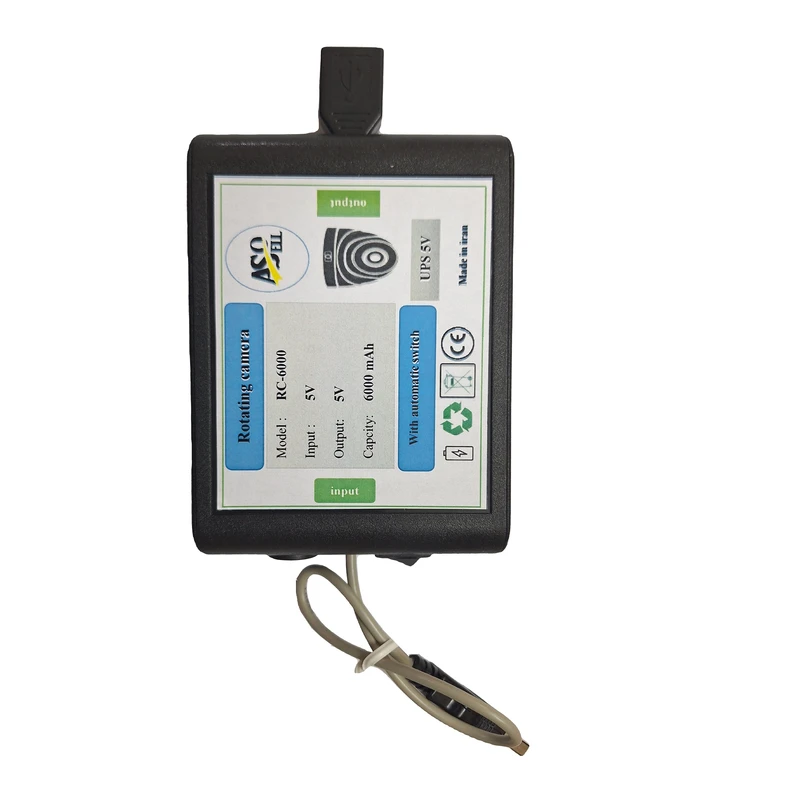 یو پی اس (UPS) دوربین چرخشی مدل RC-6000 AsoSell ظرفیت 6000 میلی آمپر