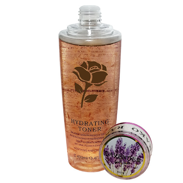 تونر پاک کننده آرایش صورت راکو مدل Lavender حجم 400 میلی لیتر