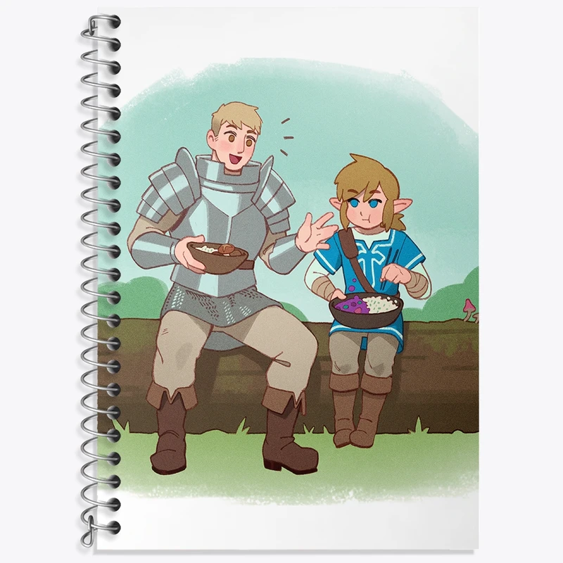 دفتر زبان 50 برگ خندالو مدل سه خط طرح لایوس و لینک انیمه خوشمزه در سیاه چال کد 35946