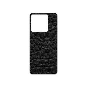 MAHOOT Black-Crocodile-Leather Cover Sticker for Xiaomi Redmi Note 13 Pro 5G