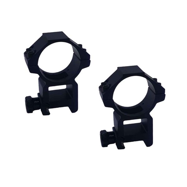 پایه دوربین تفنگ مدل Rail-22mm  Ring-30mm بسته دو عددی 
