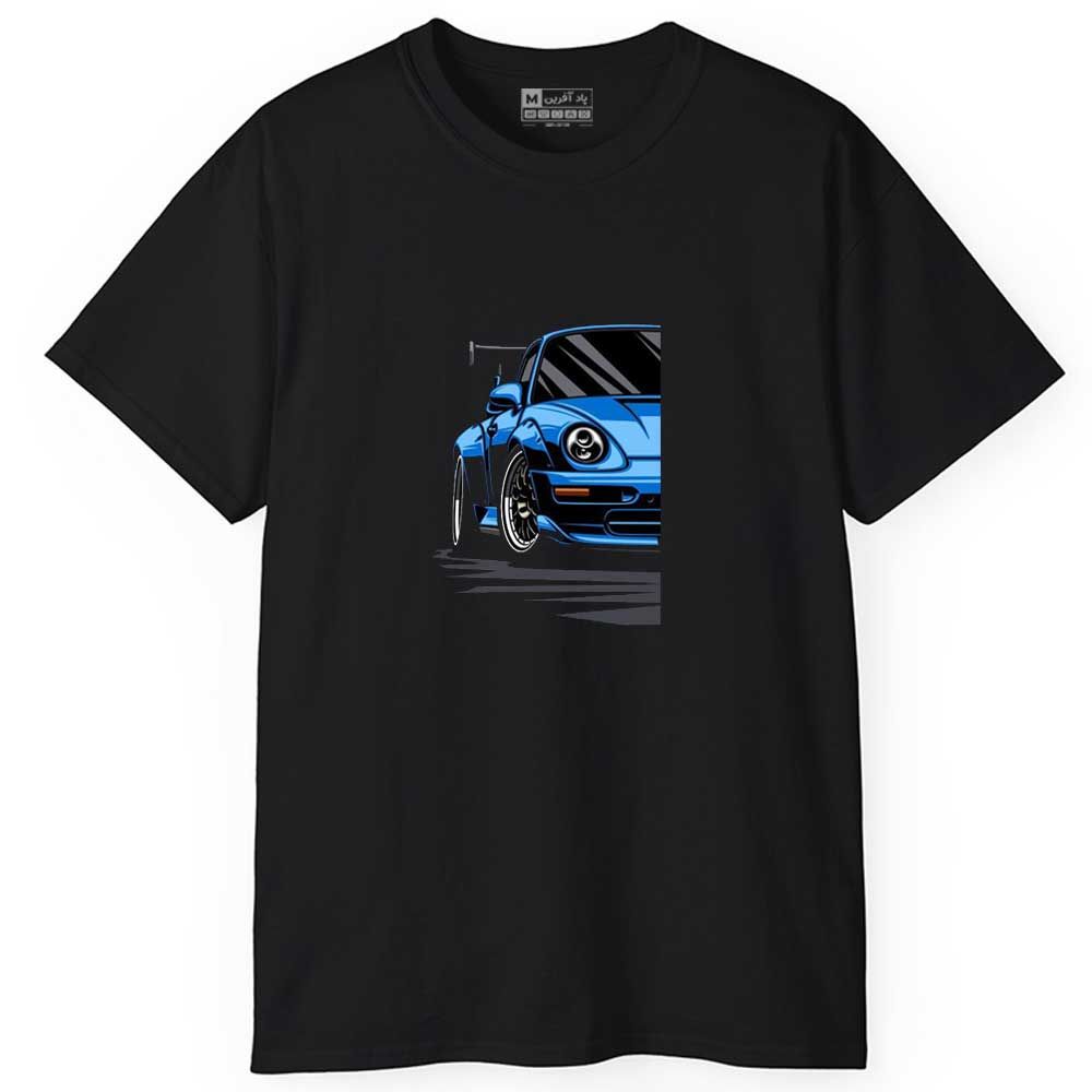 تی شرت آستین کوتاه مردانه پاد آفرین مدل اسپرت طرح ماشین کد 01095 - - 6