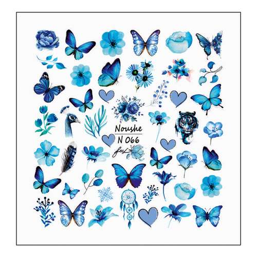 برچسب لنز ناخن مدل فانتزی کد N066