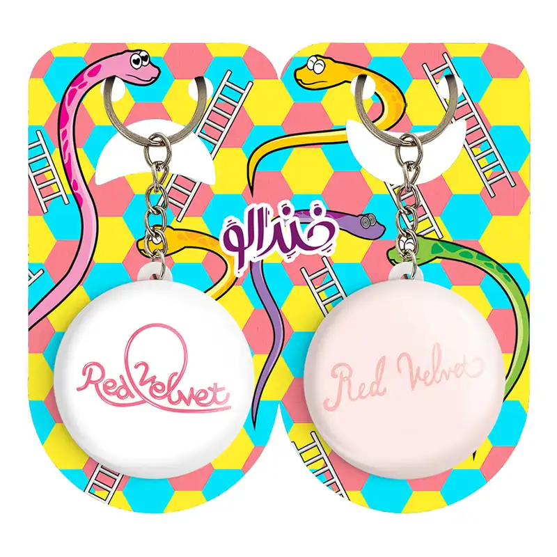 جاکلیدی خندالو مدل گروه رد ولوت Red Velvet کد 1969219695 مجموعه 2 عددی