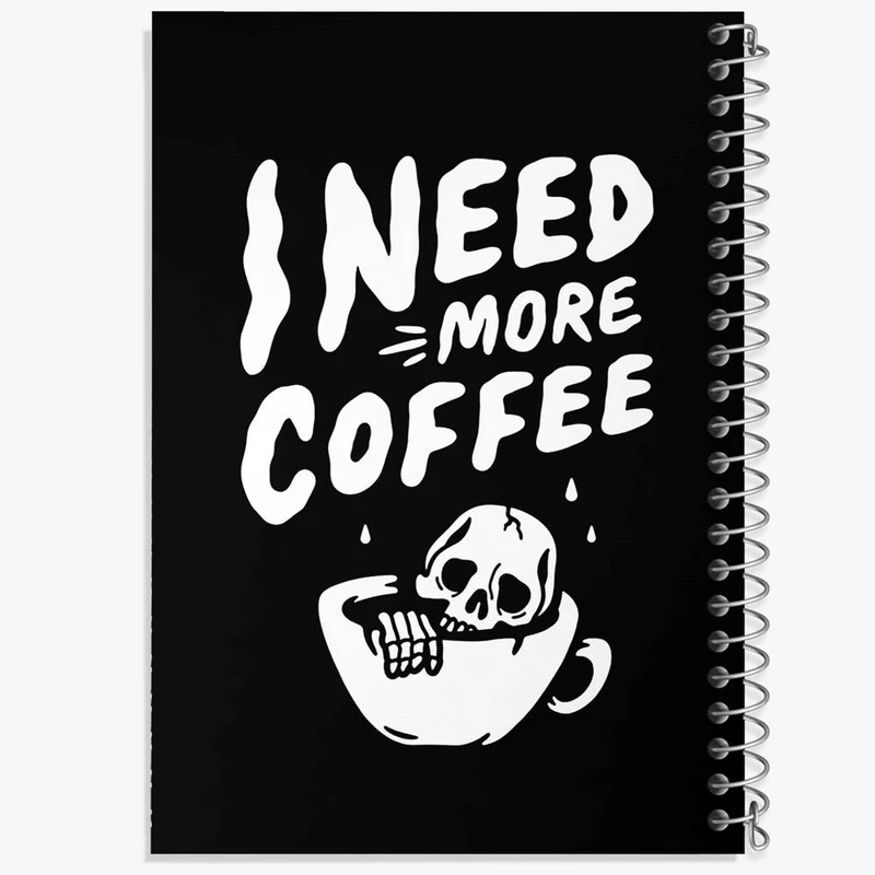 دفتر مشق 50 برگ خندالو مدل قهوه Coffee کد 21994