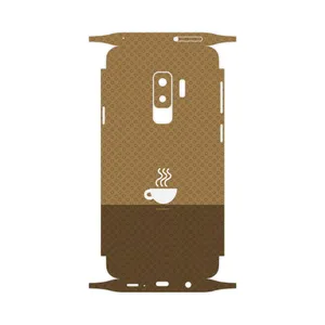 MAHOOT Minimal Cup of Coffee Icon-FullSkin Cover Sticker for Samsung Galaxy S9 Plus