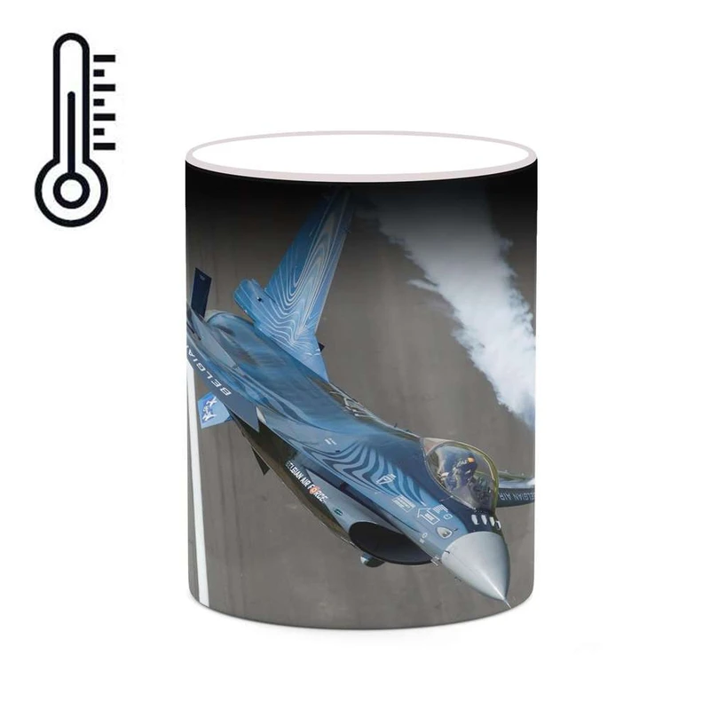 ماگ حرارتی کاکتی مدل هواپیمای جنگنده کد mgh20327