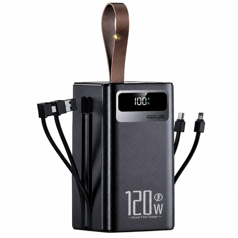 پاوربانک 120 وات اوفه مدل EOFE-24 ظرفیت 50000 میلی‌آمپر ساعت به همراه 1 عدد کابل USB-C به USB