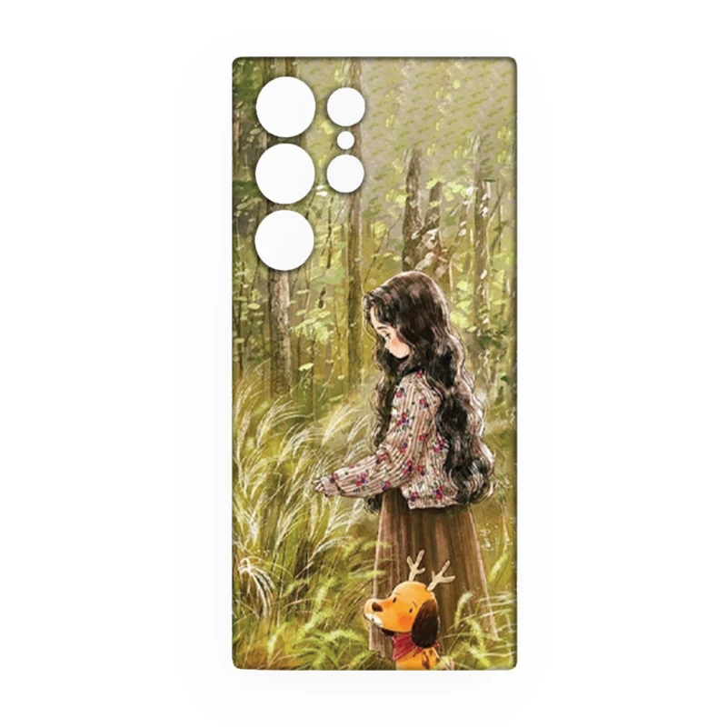 کاور طرح دخترانه کد 161 مناسب برای گوشی موبایل سامسونگ Galaxy S25 Ultra