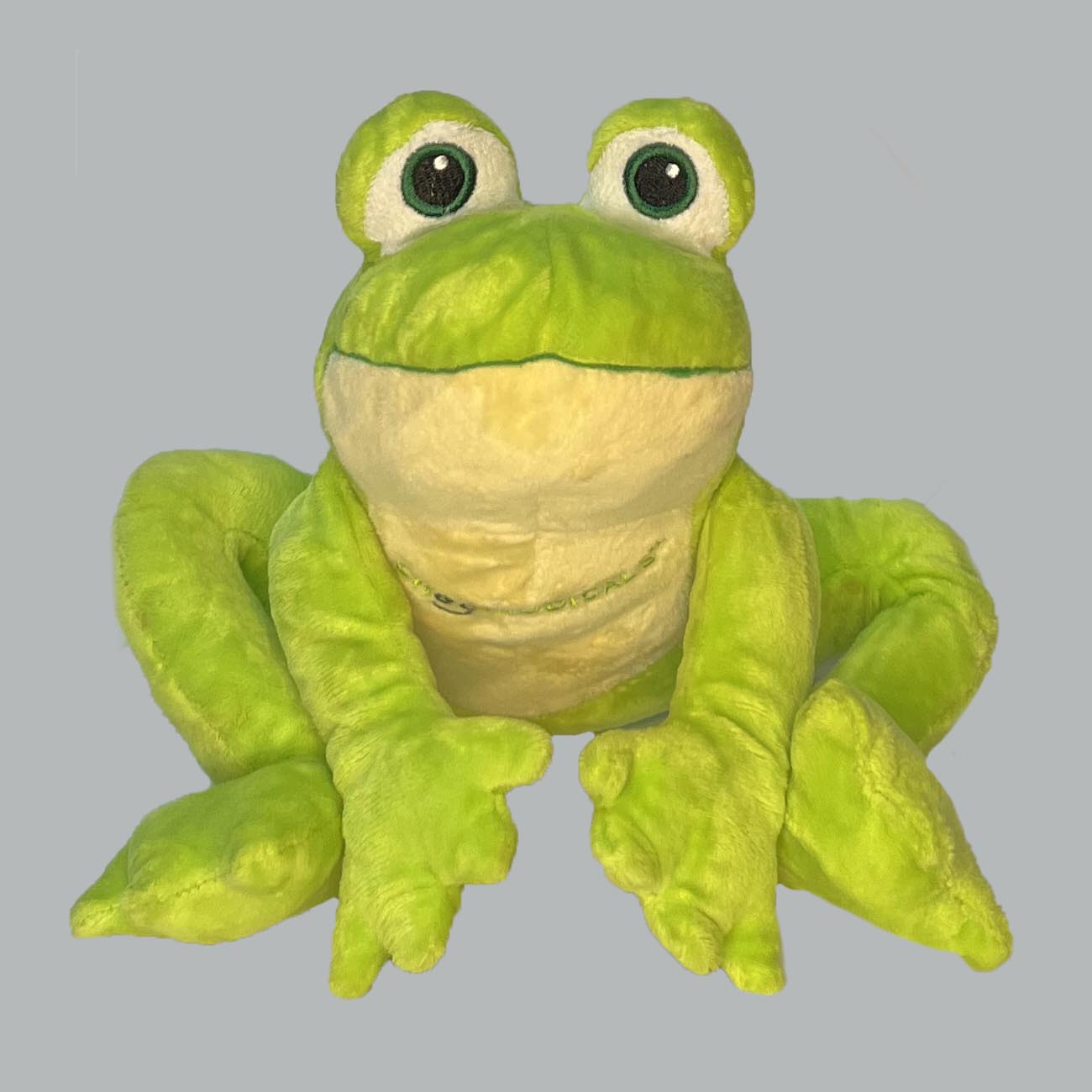 عروسک طرح قورباغه مدل Sitting Frog کد SZ11/970 ارتفاع 23 سانتی متر