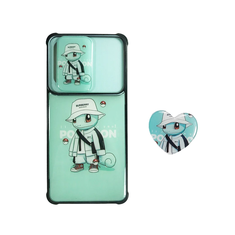 کاور مدل as12 مناسب برای گوشی موبایل سامسونگ Galaxy A72 به همراه پاپ سوکت